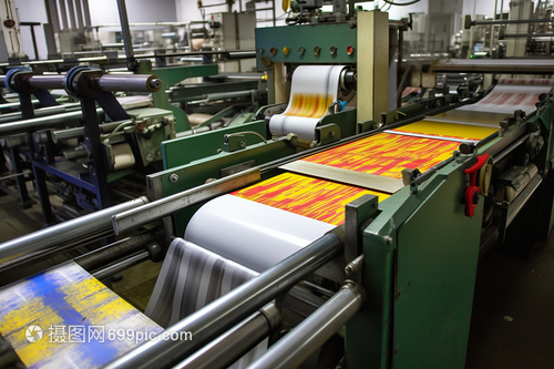 轉(zhuǎn)動(dòng)的印刷廠